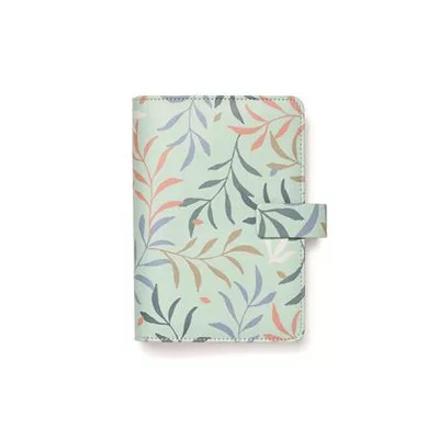 Kalendárium, gyűrűs, betétlapokkal, personal méret, FILOFAX "Botanical", menta 1 db