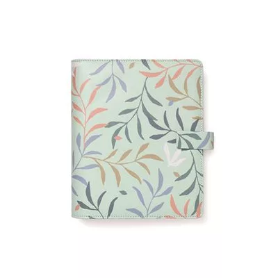 Kalendárium, gyűrűs, betétlapokkal, A5, FILOFAX "Botanical", menta 1 db