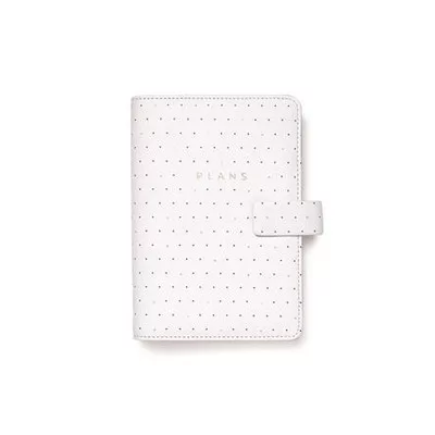 Kalendárium, gyűrűs, betétlapokkal, personal méret, FILOFAX "Moonlight", fehér 1 db