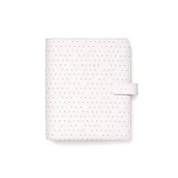   Kalendárium, gyűrűs, betétlapokkal, A5, FILOFAX "Moonlight", fehér 1 db