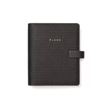   Kalendárium, gyűrűs, betétlapokkal, A5, FILOFAX "Moonlight", fekete 1 db