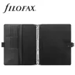 Kalendárium, gyűrűs, betétlapokkal, A5, FILOFAX "Metropol", fekete 1 db