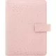 Kalendárium, gyűrűs, betétlapokkal, personal méret, FILOFAX, "Confetti", rózsakvarc 1 db