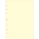 Kalendárium betét, jegyzetlap, personal méret, sima, FILOFAX, krémszín 30 lap