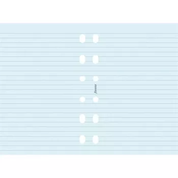  Kalendárium betét, jegyzetlap, personal méret, vonalas, FILOFAX, kék 20 lap