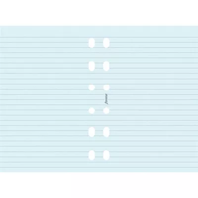 Kalendárium betét, jegyzetlap, personal méret, vonalas, FILOFAX, kék 20 lap