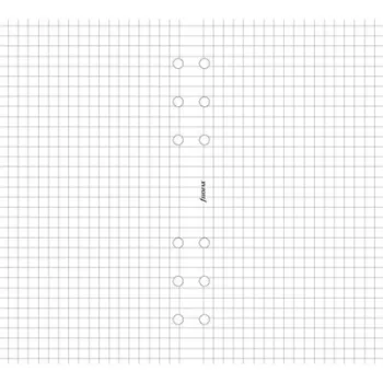   Kalendárium betét, jegyzetlap, A5, kockás, FILOFAX, fehér 25 lap