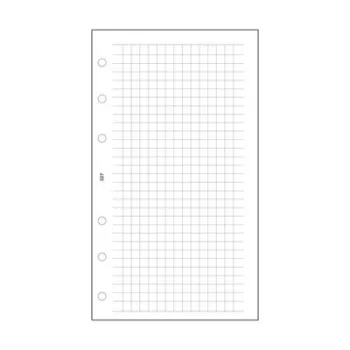   Kalendárium betét, jegyzetlap, "L", kockás, SATURNUS, fehér 30 lap