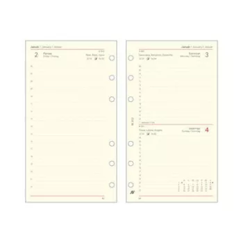  Kalendárium betét, tervező, napi, "M", SATURNUS, chamois 2027. 180 lap