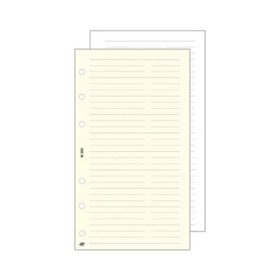 Kalendárium betét, telefon bianco, "M", SATURNUS, fehér 12 lap