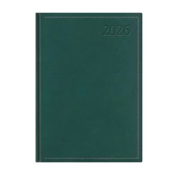   Naptár, tervező, A4, heti, TOPTIMER "Traditional", zöld 1 db
