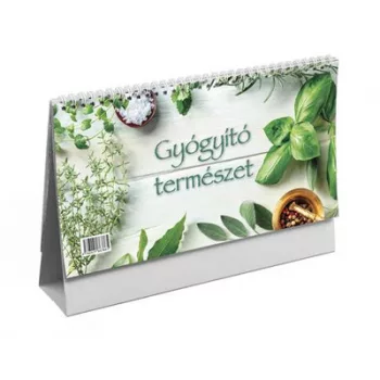   Naptár, asztali, álló, TOPTIMER, "Gyógyító természet" 1 db