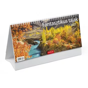   Naptár, asztali, álló, TOPTIMER "Fantasztikus tájak" 1 db