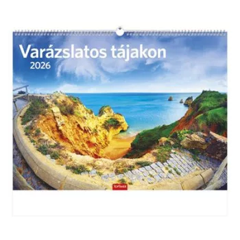   Naptár, fali, TOPTIMER, "Varázslatos tájakon" 1 db