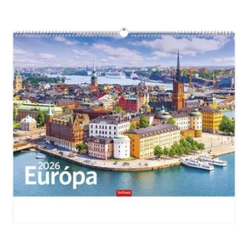 Naptár, fali, TOPTIMER, "Európa" 1 db