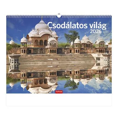 Naptár, fali, TOPTIMER, "Csodálatos világ" 1 db