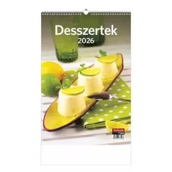 Naptár, fali, TOPTIMER "Desszertek" 1 db