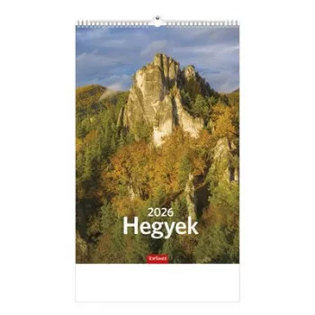 Naptár, fali, TOPTIMER "Hegyek" 1 db