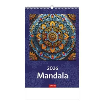 Naptár, fali, TOPTIMER "Mandala" 1 db