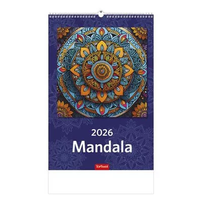 Naptár, fali, TOPTIMER "Mandala" 1 db
