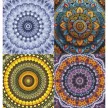 Naptár, fali, TOPTIMER "Mandala" 1 db
