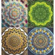 Naptár, fali, TOPTIMER "Mandala" 1 db