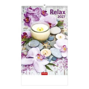 Naptár, fali, TOPTIMER "Relax" 1 db