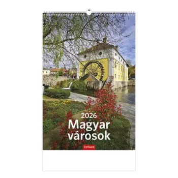 Naptár, fali, TOPTIMER "Magyar városok" 1 db
