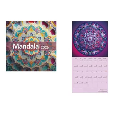 Naptár, fali, TOPTIMER, "Mandala" 1 db