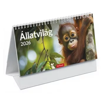   Naptár, asztali, álló, TOPTIMER, "Állatvilág" 1 db