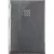 Naptár, tervező, B6, heti, DAYLINER, "Mirror", ezüst 1 db