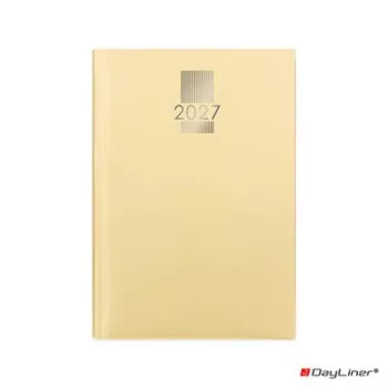   Naptár, tervező, A5, napi, DAYLINER, "MyPastel", sárga 1 db