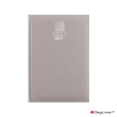 Naptár, tervező, A5, napi, DAYLINER, "MyPastel", szürke 1 db