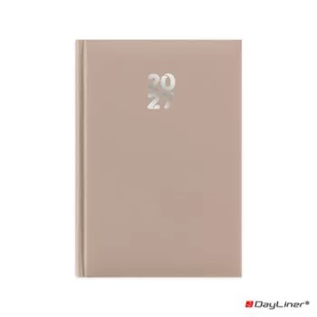   Naptár, tervező, A5, napi, DAYLINER, "Pannon", natúr 1 db