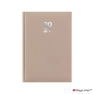 Naptár, tervező, A5, napi, DAYLINER, "Pannon", natúr 1 db