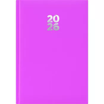   Naptár, tervező, A5, napi, DAYLINER, "Pannon", fuchsia 1 db