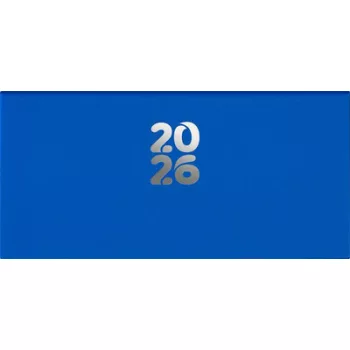   Zsebnaptár, fekvő elrendezésű, DAYLINER, "Pannon", kék 1 db
