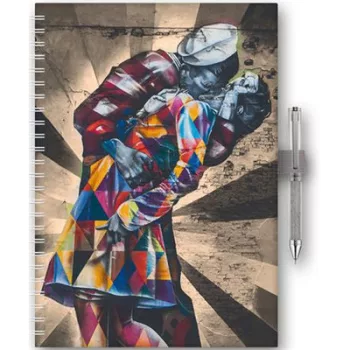   Naptár, tervező, A5, heti, DAYLINER, "InSpiral", graffiti 1 db