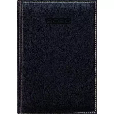 Naptár, tervező, B5, heti, DAYLINER, "Sherwood", fekete 1 db
