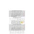 Naptár, speditőr, három hónapos, egy tömbös, üres fejrész, DAYLINER 10 db