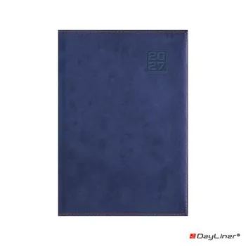   Naptár, tervező, A5, napi, DAYLINER "Square", kék 1 db