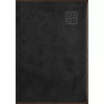   Naptár, tervező, B5, heti, DAYLINER "Square", fekete 1 db