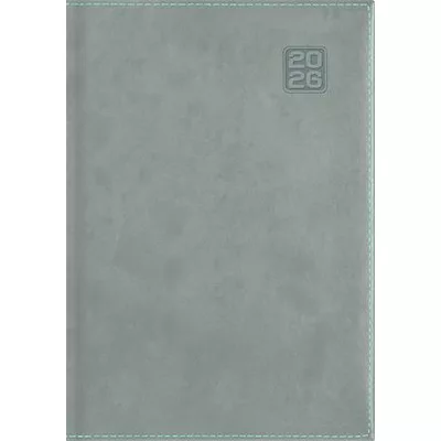 Naptár, tervező, B5, heti, DAYLINER "Square", szürkéskék 1 db