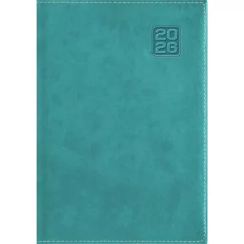   Naptár, tervező, B5, heti, DAYLINER "Square", türkiz 1 db