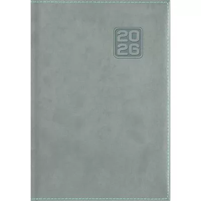 Naptár, tervező, B6, heti, DAYLINER "Square", szürkéskék 1 db