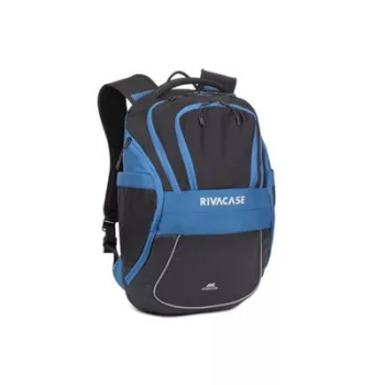   Notebook hátizsák, 15,6", 20L, RIVACASE "5225 Mercantour", fekete-kék