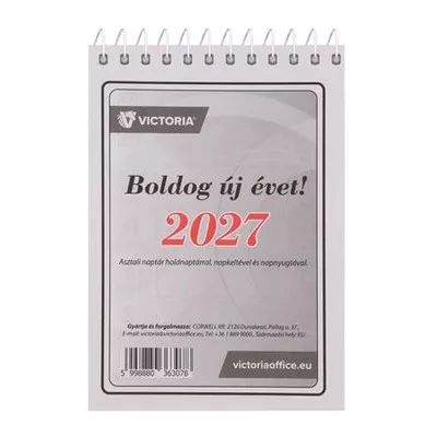 Naptár, asztali, 21TA, VICTORIA OFFICE (2027 évi) 1 db