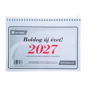 Naptár, asztali, 23TA, VICTORIA OFFICE (2027 évi) 1 db