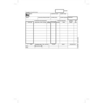   Nyomtatvány, készletbevételezési bizonylat, 25x4, A5, VICTORIA PAPER "B.12-111", 10 tömb/csomag