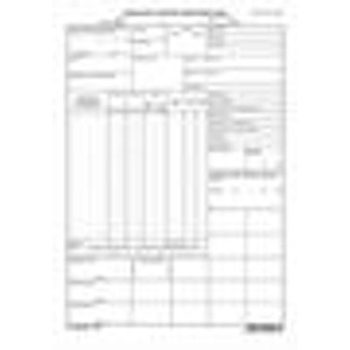   Nyomtatvány, nemzetközi tehergépjármű menetlevél, A3, VICTORIA PAPER "B.7300-237"